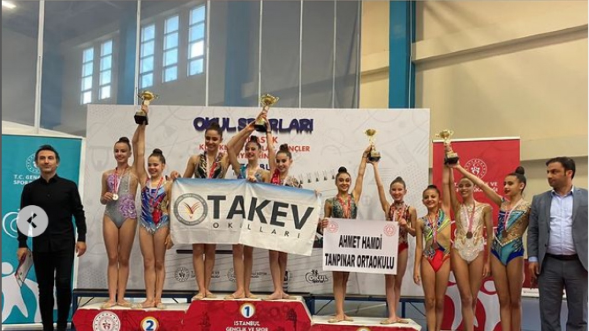 Öğrencilerimiz Okul Sporları Ritmik Cimnastik dalında Türkiye 3.sü 