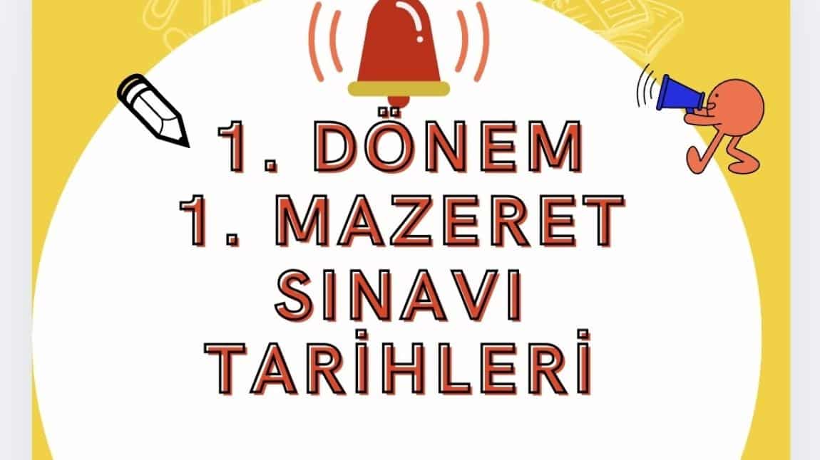 1. DÖNEM 1. MAZERET SINAVI 